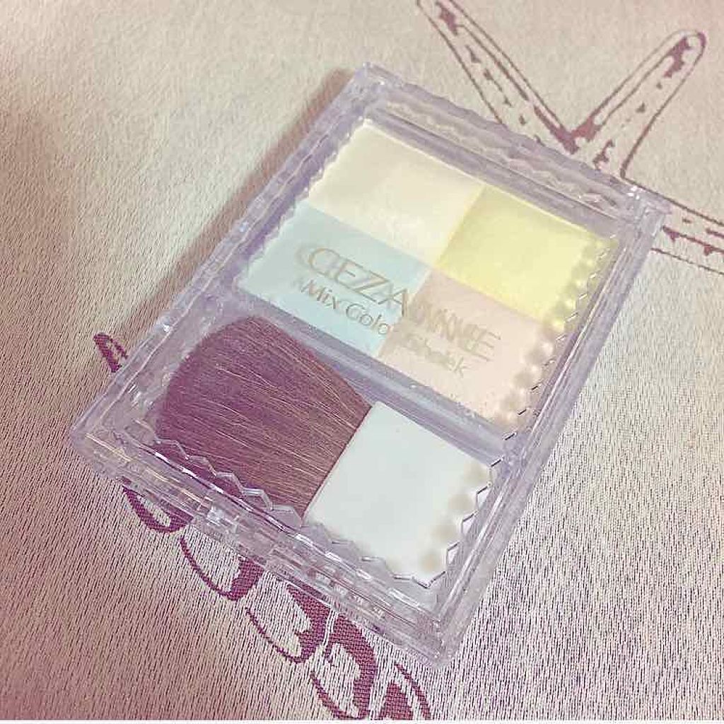 ミックスカラーチーク/CEZANNE/パウダーチークを使ったクチコミ（1枚目）