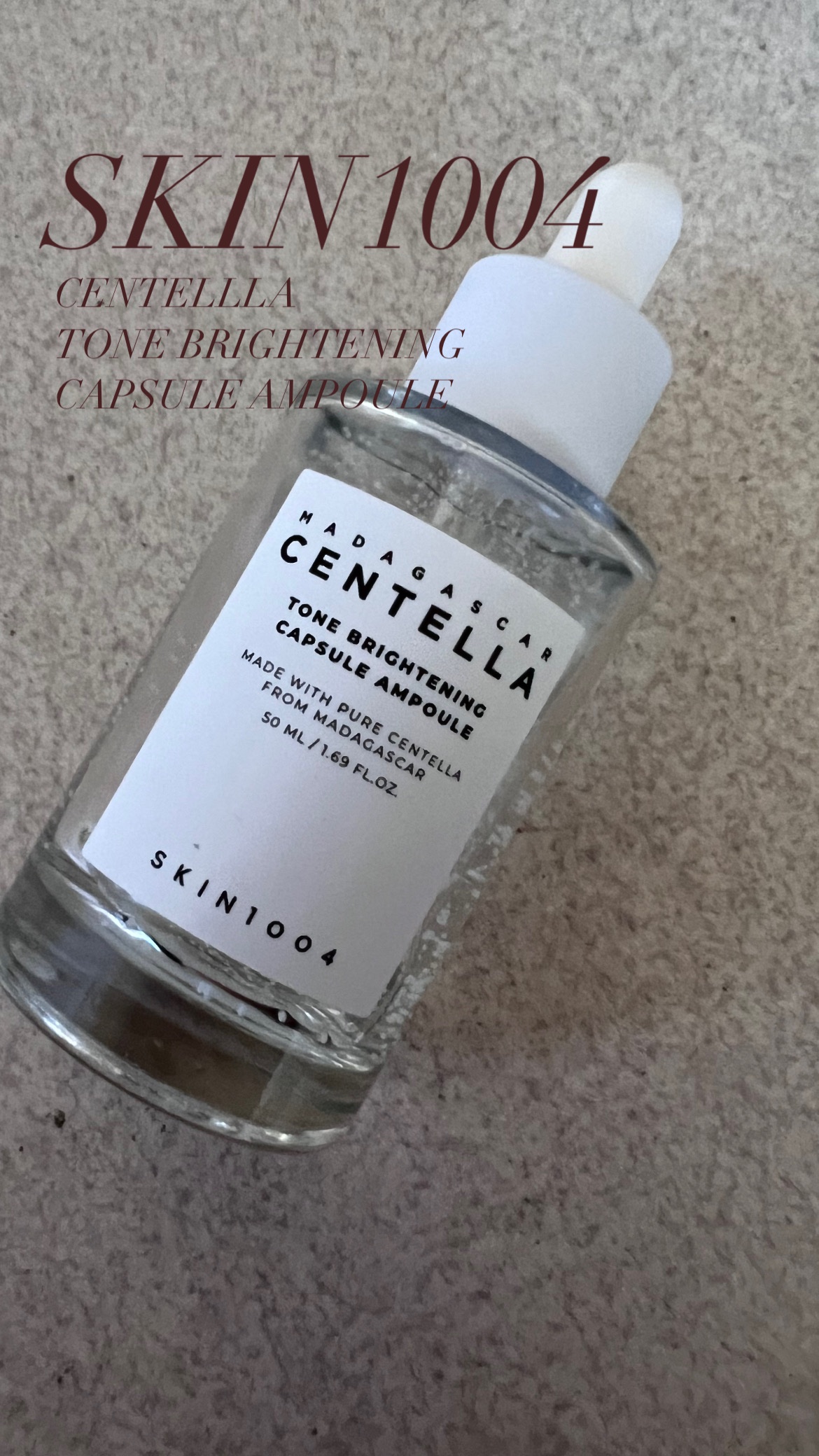 トーンブライトニング カプセルアンプル/SKIN1004/美容液を使ったクチコミ（1枚目）