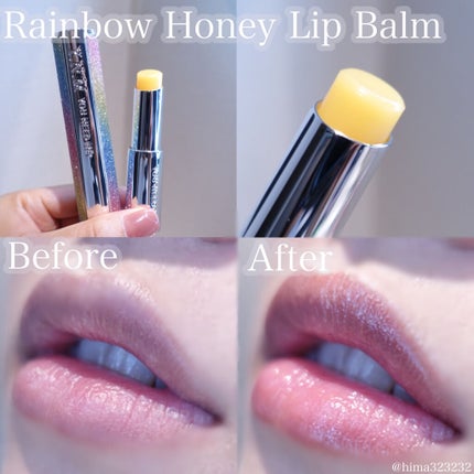 YNM  レインボーハニーリップバーム/YNM/リップバームを使ったクチコミ(4枚目)