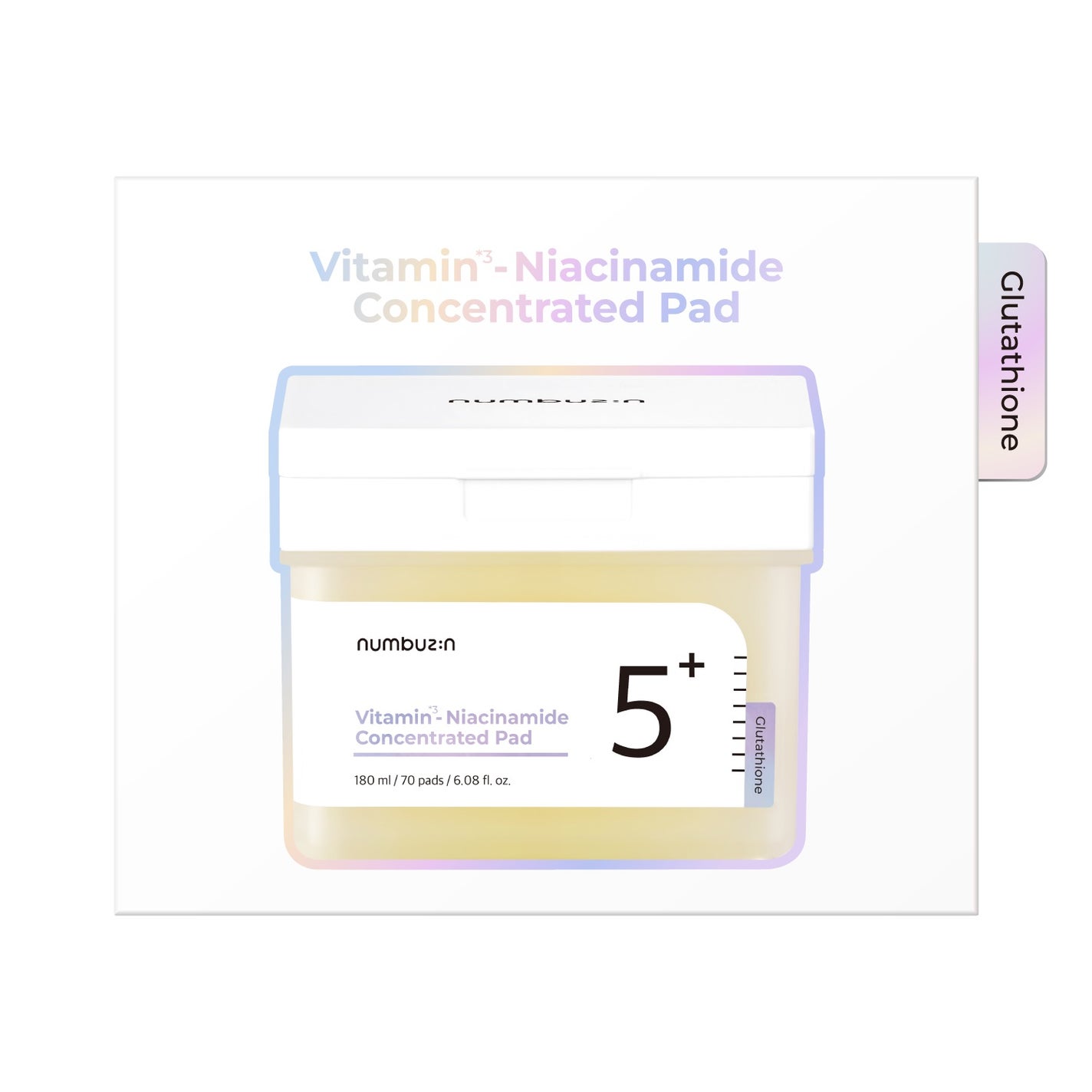 5番 白玉グルタチオンCフィルムパッド numbuzin