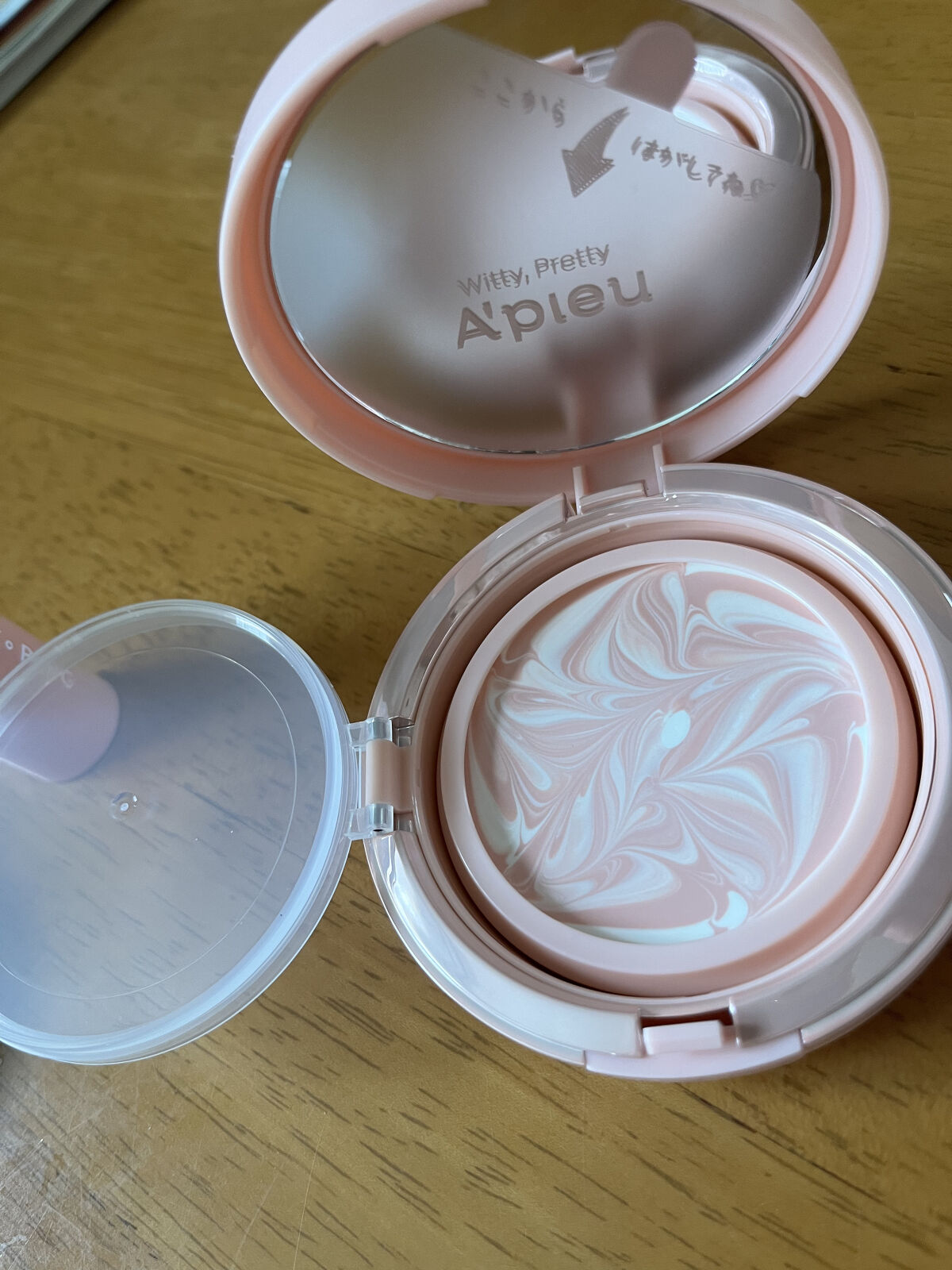 アピュー パステルブラッシャー/A’pieu/パウダーチークを使ったクチコミ（3枚目）