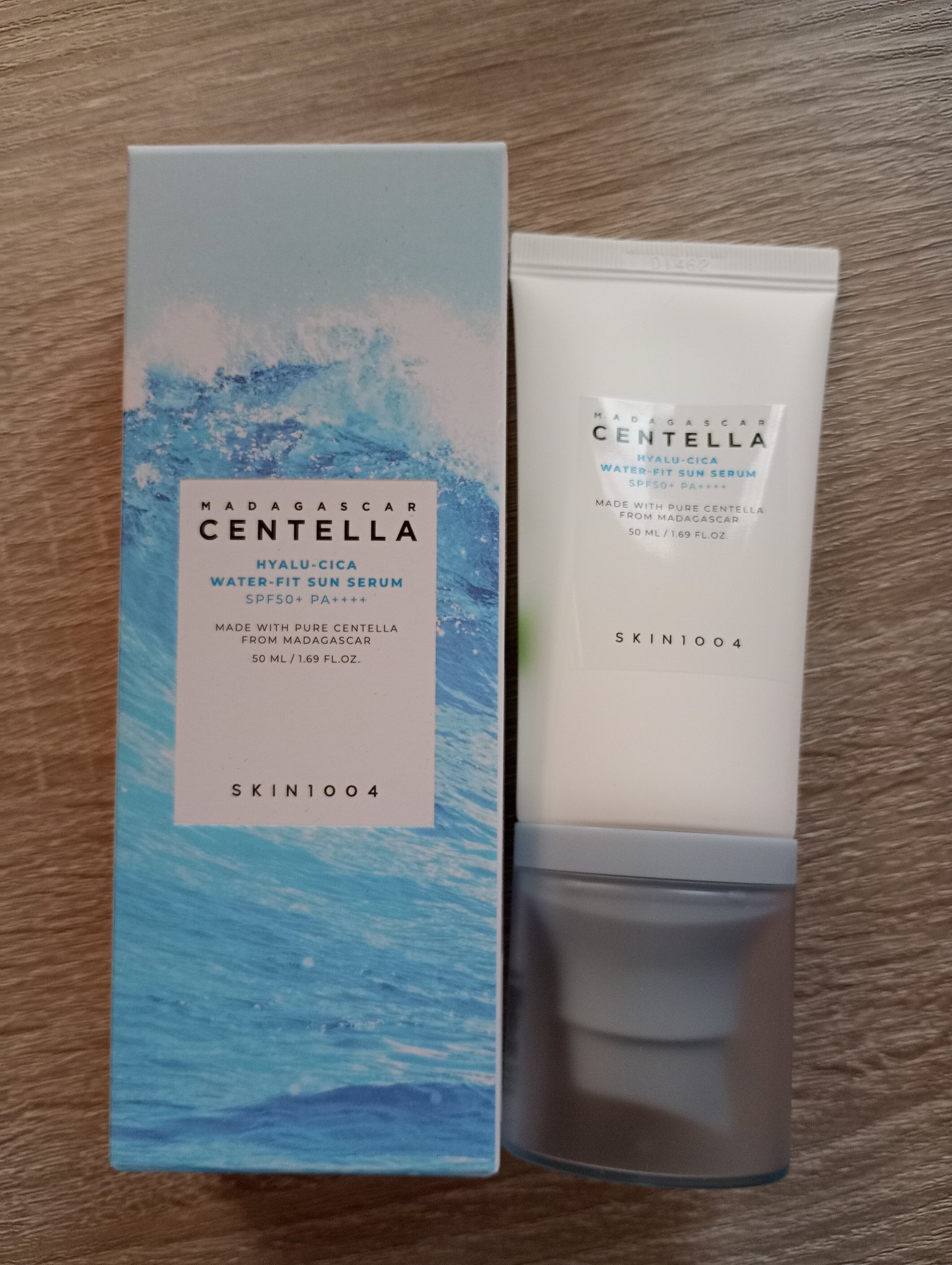 ヒアルーシカ ウォーターフィット サンセラム/SKIN1004/日焼け止めローションを使ったクチコミ（1枚目）