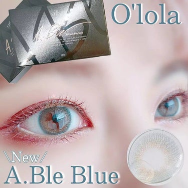 エーブルブルーマンスリー (A.BLE BLUE monthly)/OLOLA/１ヶ月（１MONTH）カラコンを使ったクチコミ（1枚目）