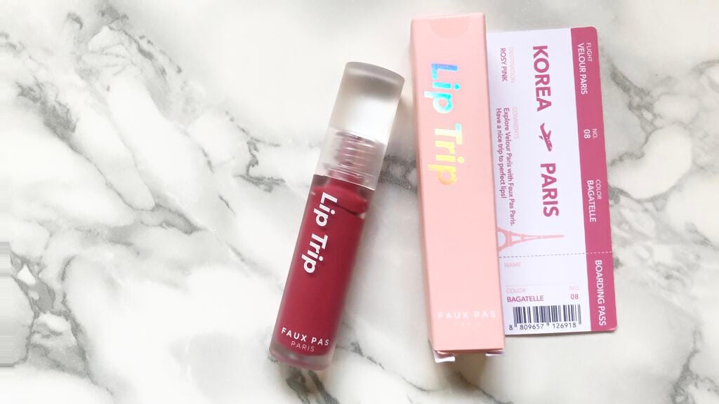リップトリップベロアパリ/FAUX PAS PARIS/口紅を使ったクチコミ(6枚目)