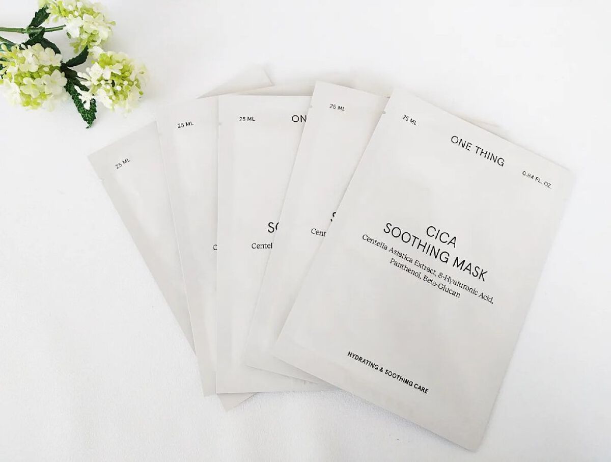 CICAスージングマスク/ONE THING/シートマスク・パックを使ったクチコミ（2枚目）