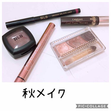 今回は初のメイク編です(๑•̀ •́)و✧

今回はプチプラで秋メイクをしてみました♡

商品の紹介から
★LBグラムジェリーアイズ
    (グレイッシュサングリア)

★セザンヌトーンアップアイシャ