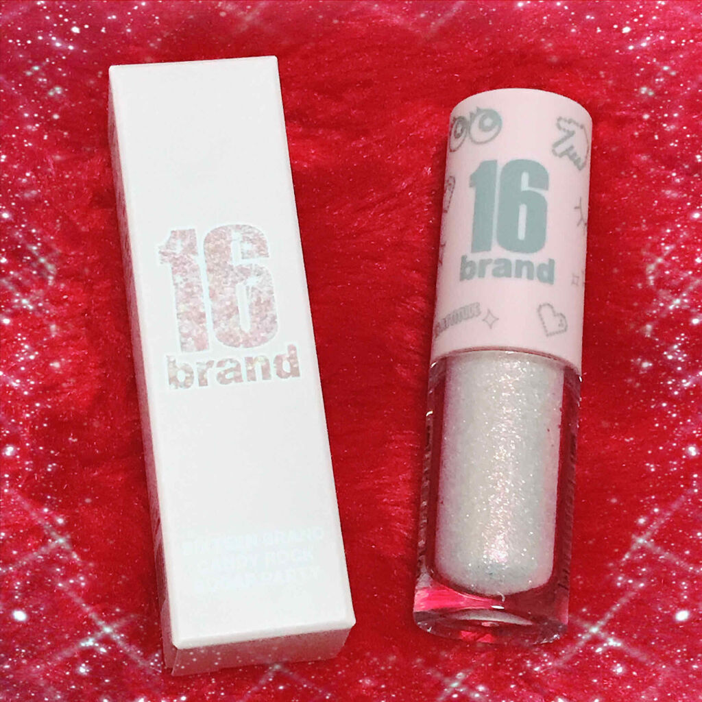 CANDYROCK SUGARPARTY/16BRAND/リキッドアイシャドウを使ったクチコミ（1枚目）