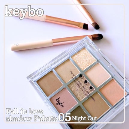 KEYBO FALL IN LOVE SHADOW PALETTE/keybo/アイシャドウパレットを使ったクチコミ(1枚目)