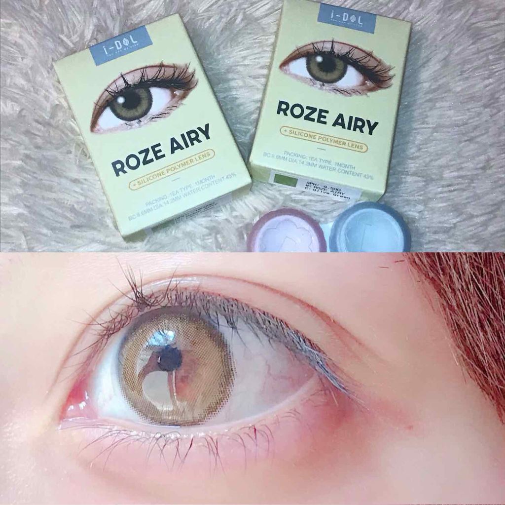 CANNA ROZE 1year/URIA i-DOL/カラーコンタクトレンズを使ったクチコミ(1枚目)
