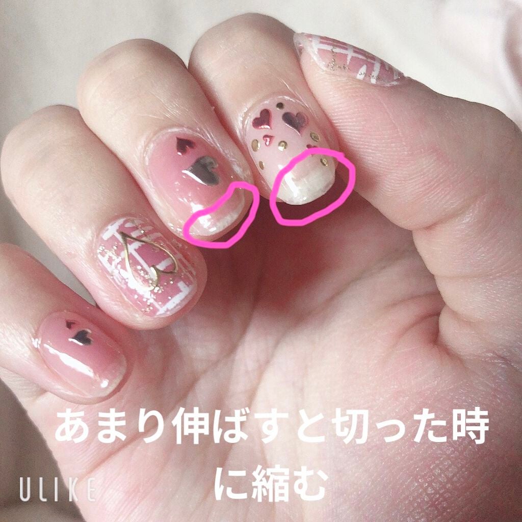 ネイルシール/Qoo10/ネイルシールを使ったクチコミ(6枚目)