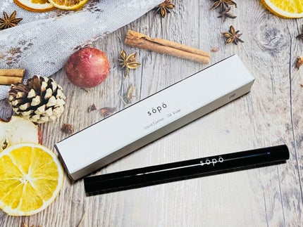 sopo リキッドアイライナーのクチコミ「sopo
リキッド アイライナー
                    (税抜900円)
.....」(1枚目)