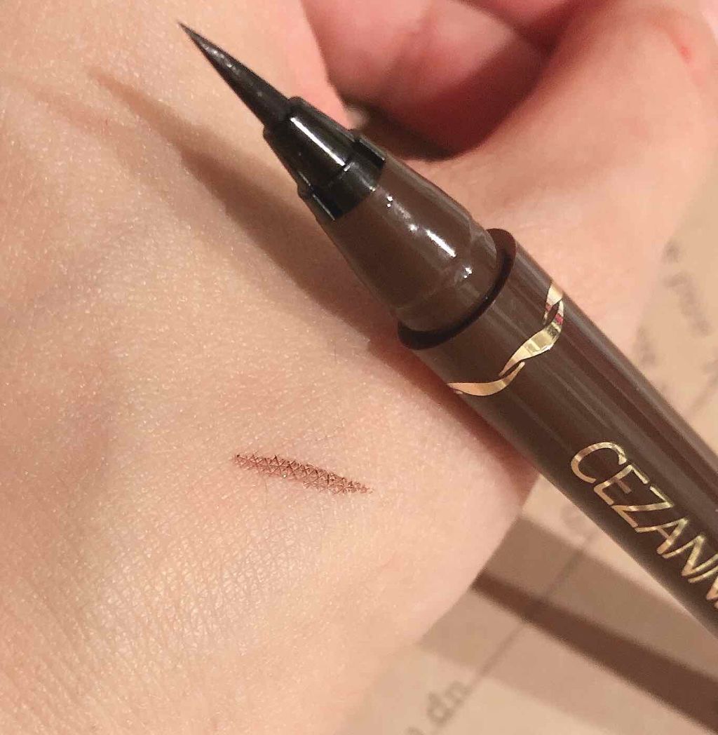 極細 アイライナーR/CEZANNE/リキッドアイライナーを使ったクチコミ（2枚目）