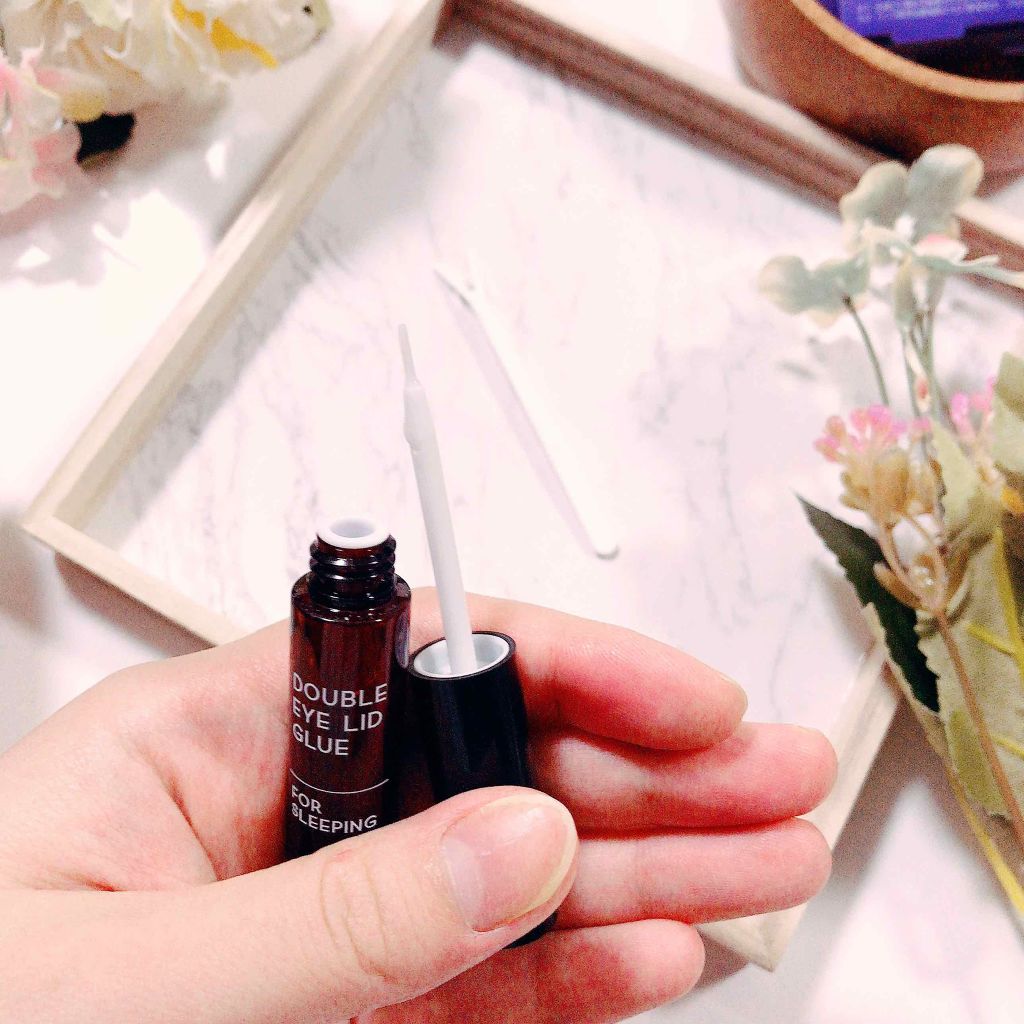 就寝用ふたえくせづけグルー/プレビュート/二重まぶた用アイテムを使ったクチコミ（3枚目）