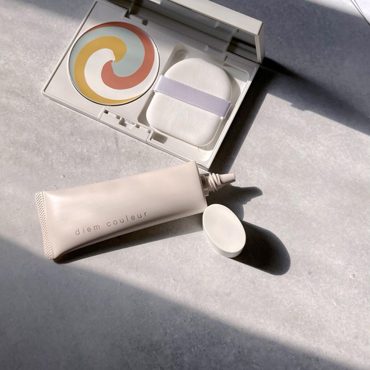 カラーブレンドグローファンデーションN/ディエム クルール/パウダーファンデーションを使ったクチコミ(1枚目)