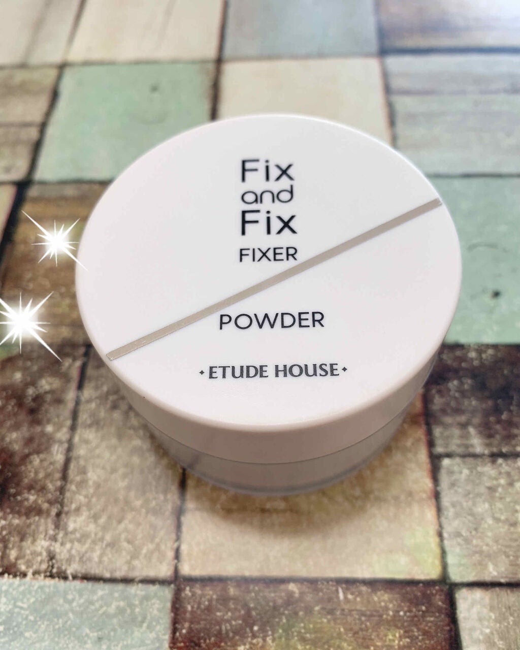 フィックス&フィックス パウダーフィクサー/ETUDE/ルースパウダーを使ったクチコミ(1枚目)