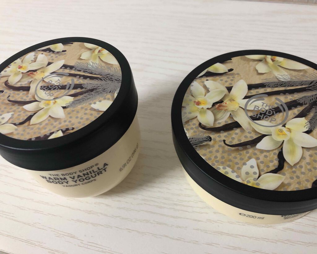 ボディヨーグルト ウォームバニラ/THE BODY SHOP/ボディローションを使ったクチコミ(1枚目)