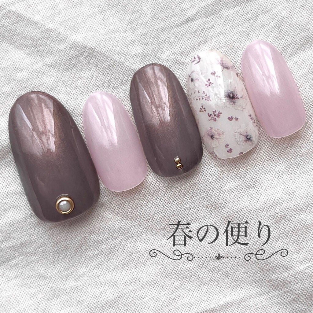 しずくネイルシール/キャンドゥ/ネイルシールを使ったクチコミ(1枚目)