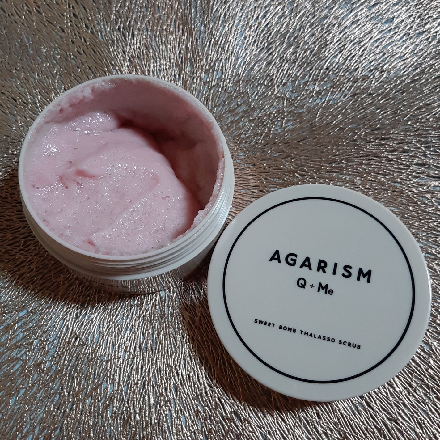 Q+Me スウィート ボム タラソ スクラブ/AGARISM/バスト・ヒップケアを使ったクチコミ(2枚目)