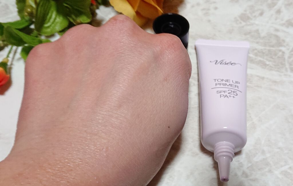 トーンアップ プライマー/Visée/化粧下地を使ったクチコミ（3枚目）