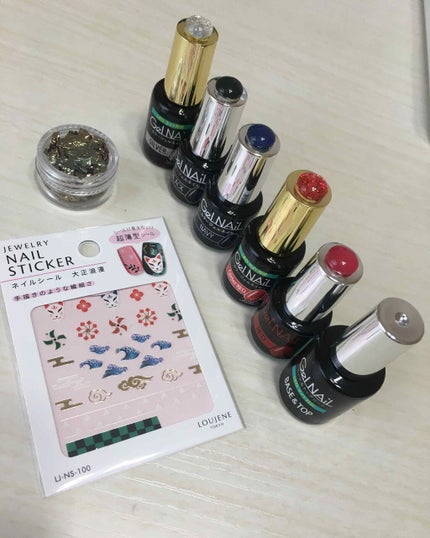 ネイルシール/セリア/ネイルシールを使ったクチコミ(2枚目)