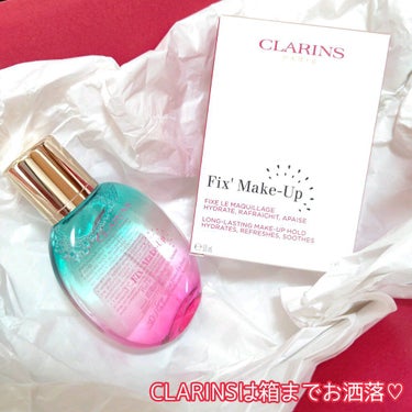 フィックス メイクアップ/CLARINS/ミスト状化粧水を使ったクチコミ（4枚目）