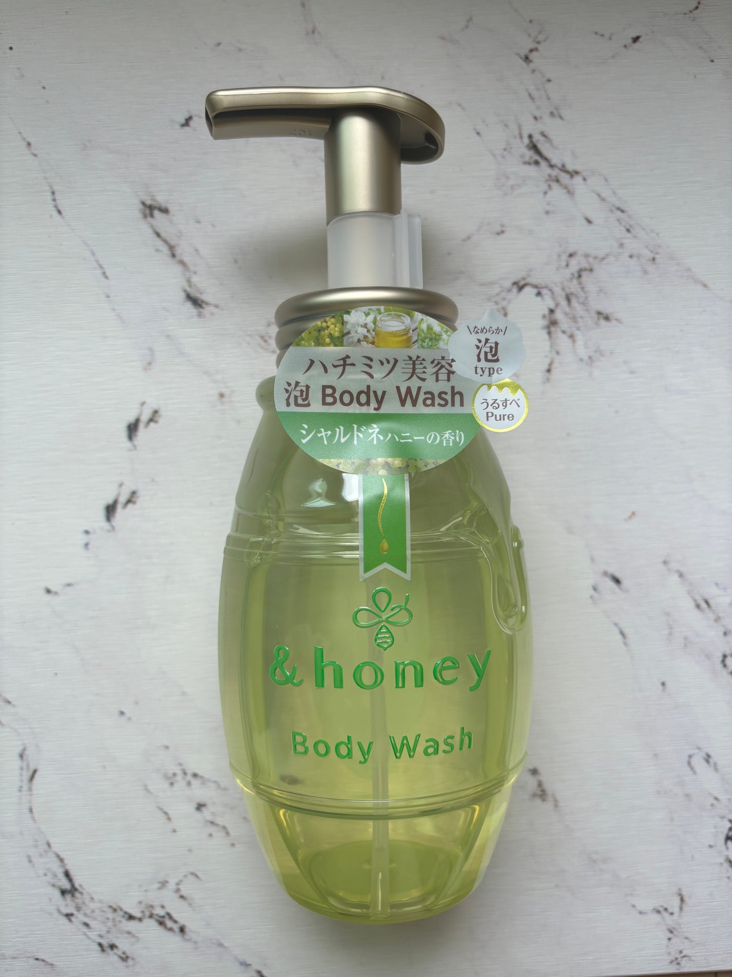 ピュアモイスト 泡ボディウォッシュ/&honey/ボディソープを使ったクチコミ(1枚目)