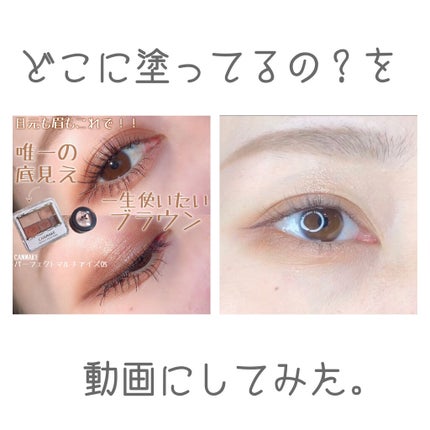 パーフェクトマルチアイズ/キャンメイク/アイシャドウパレットを使ったクチコミ(1枚目)