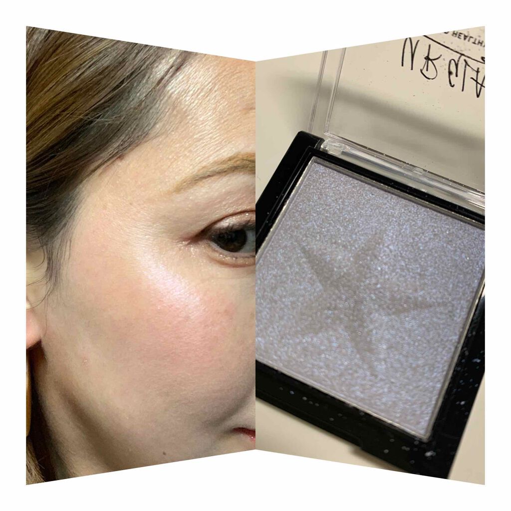 UR GLAM BRIGHTNING POWDER/U R GLAM/パウダーハイライトを使ったクチコミ(2枚目)