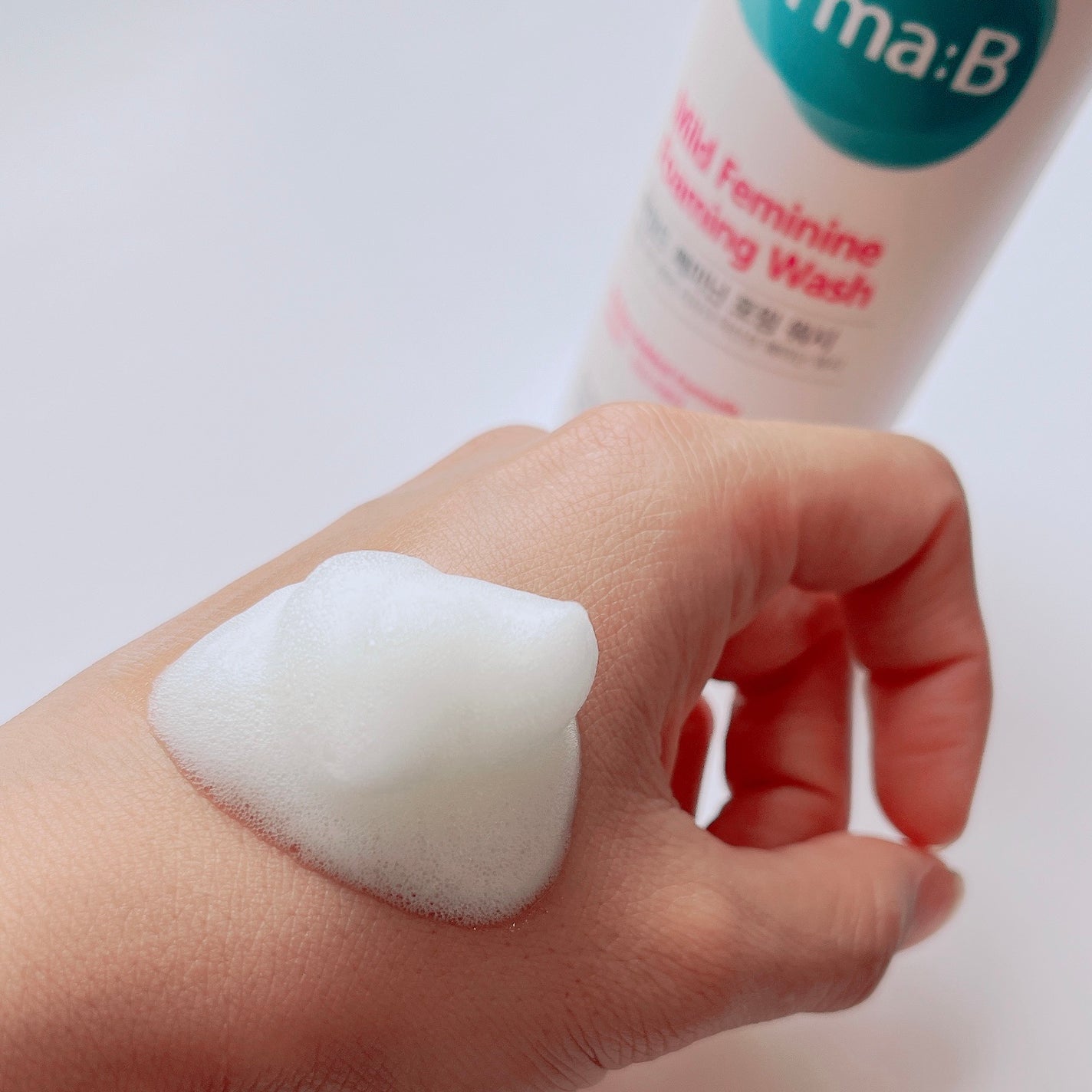 マイルドフェミニンフォーミングウォッシュ/Derma:B/デリケートゾーンケアを使ったクチコミ(2枚目)