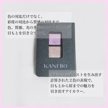 カネボウ アイカラーデュオ/KANEBO/アイシャドウパレットを使ったクチコミ(3枚目)