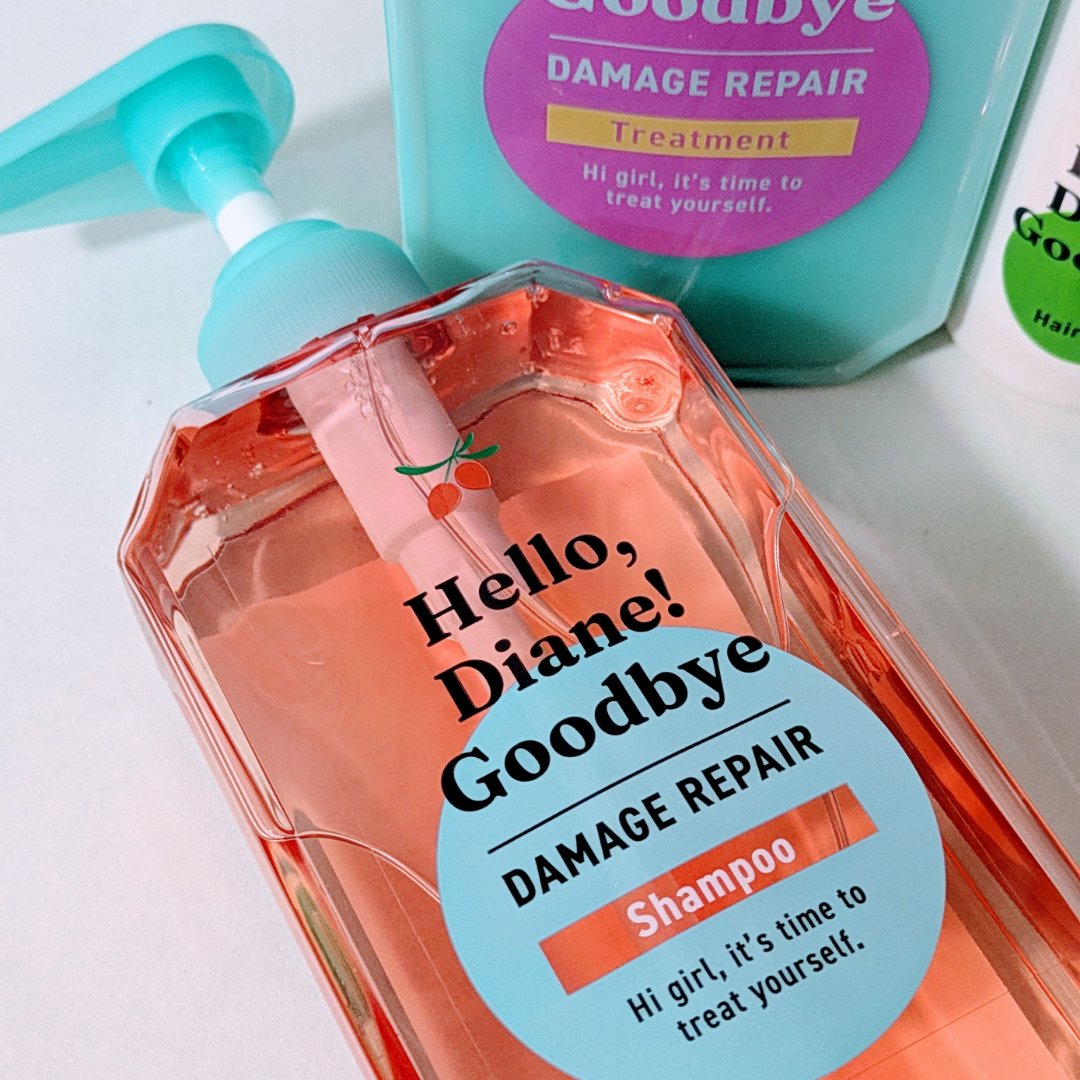 ハローダイアン グッバイ ダメージ補修ヘアミルク/ダイアン/ヘアミルクを使ったクチコミ（2枚目）