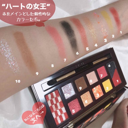 アリスドリームランドシリーズ 12色アイシャドウパレット(ZEESEA×大英博物館)/ZEESEA/アイシャドウパレットを使ったクチコミ(3枚目)