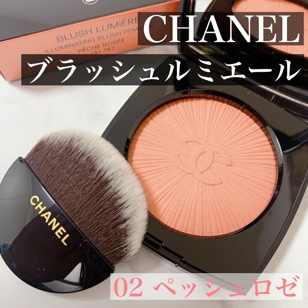 シャネル　chanel ブラッシュ　ルミエール ペッシュロゼ　ペッシュ　ロゼ シャネル ブラッシュ ルミエール - # ペシェ ロゼ 14g