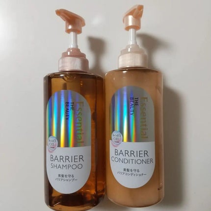ザビューティ 髪のキメ美容素髪を守る バリアシャンプー/コンディショナー/エッセンシャル/シャンプー・コンディショナーを使ったクチコミ(1枚目)