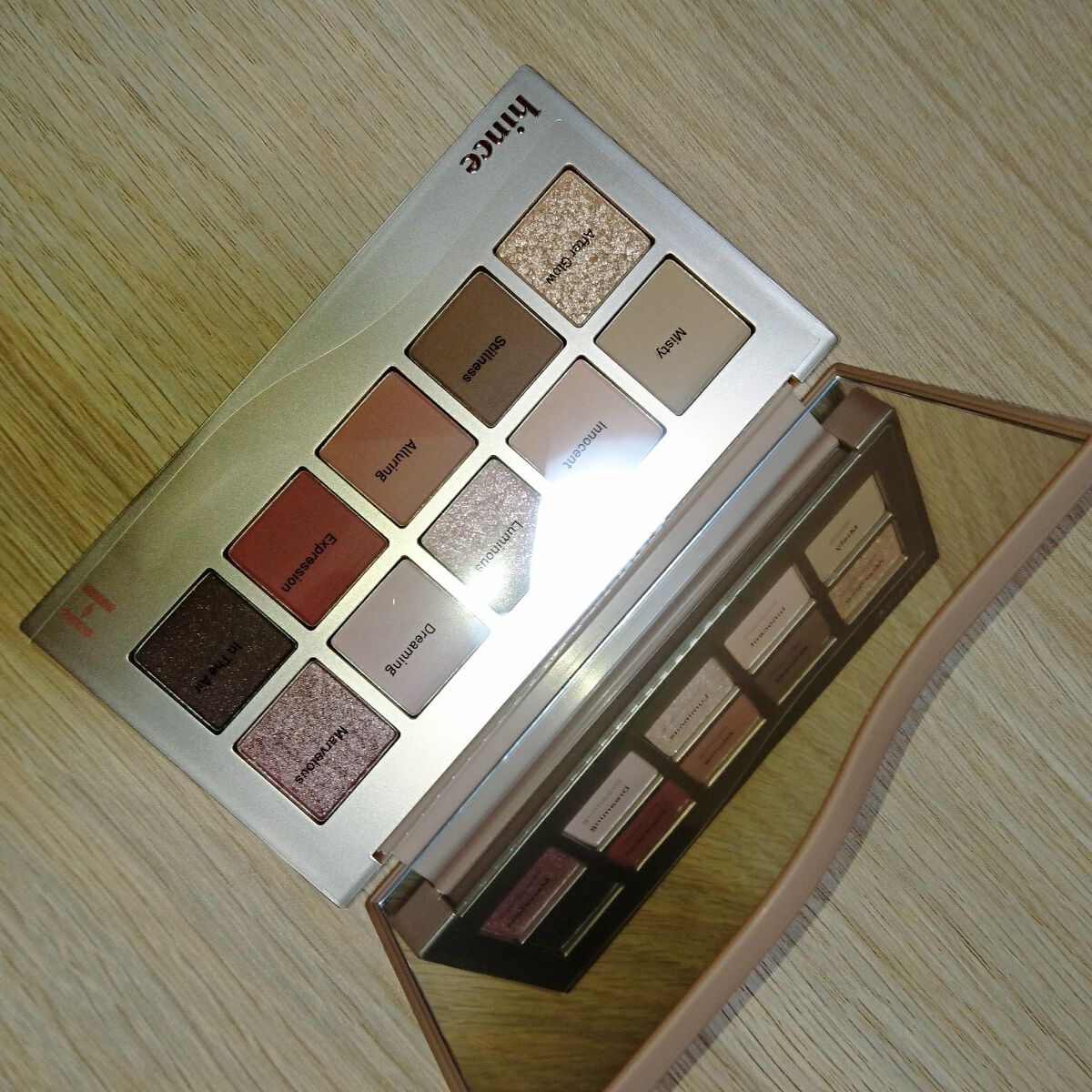 ニューデップスアイシャドウパレット/hince/アイシャドウパレットを使ったクチコミ(2枚目)