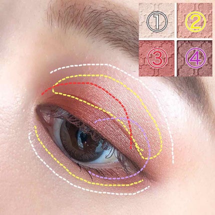 グロッシーリッチ アイズ N/Visée/アイシャドウパレットを使ったクチコミ(5枚目)