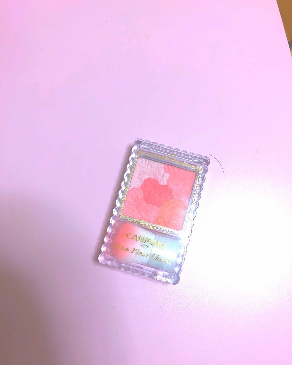 グロウフルールチークス/キャンメイク/パウダーチークを使ったクチコミ(1枚目)