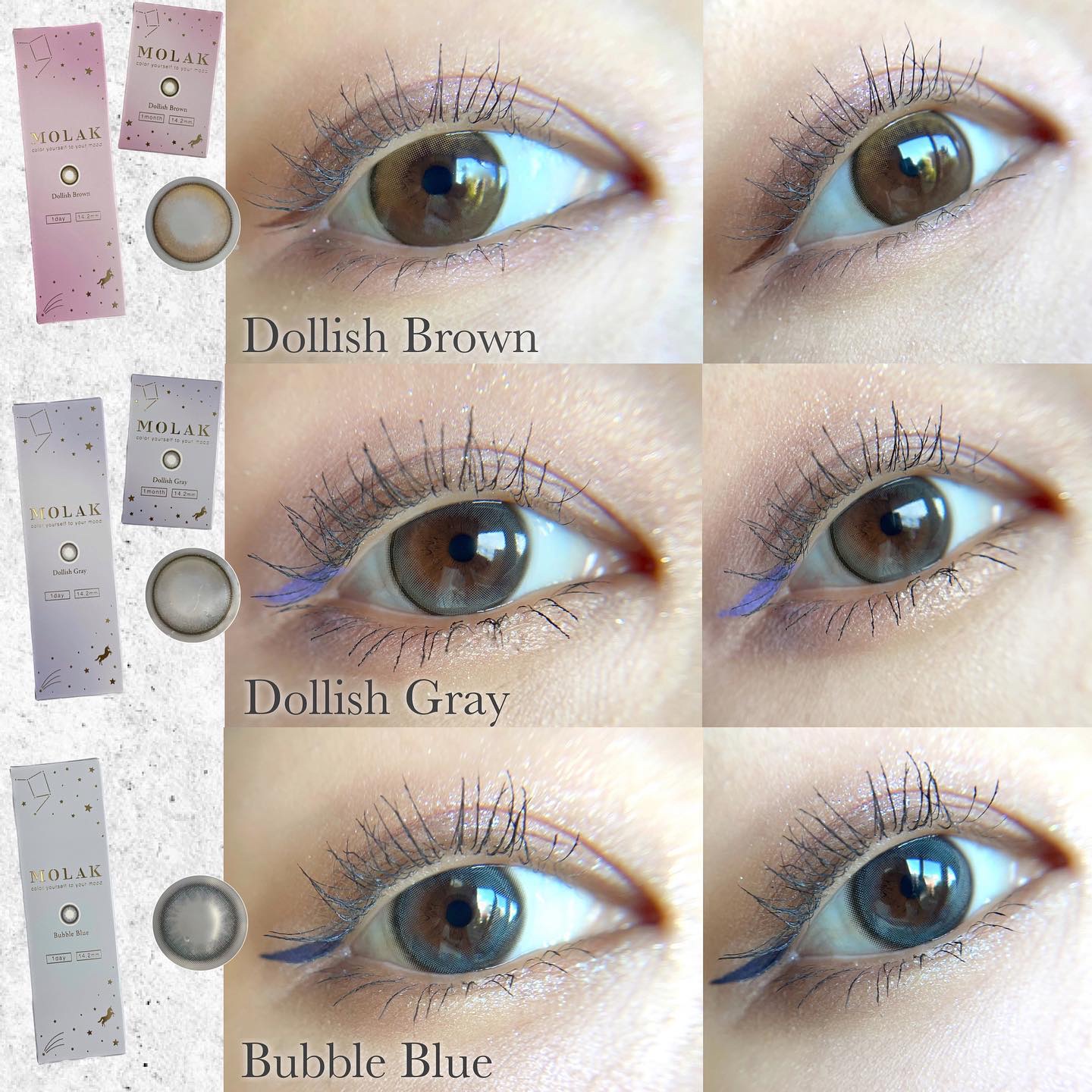 MOLAK 1day/MOLAK/ワンデー（１DAY）カラコンを使ったクチコミ（2枚目）