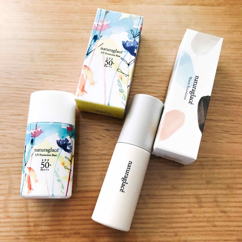 ウォータリーファンデーション N 01 ライトベージュ/ナチュラグラッセ/リキッドファンデーションを使ったクチコミ（1枚目）