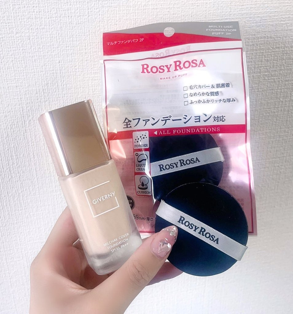 マルチファンデパフ 2P/ロージーローザ/パフ・スポンジを使ったクチコミ(1枚目)