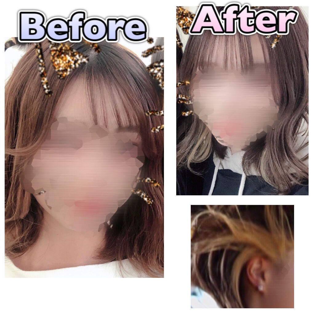 泡カラー/リーゼ/ヘアカラーを使ったクチコミ（2枚目）