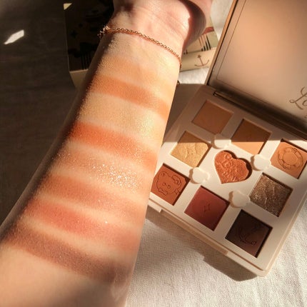 Love Bear 9色 アイシャドウパレット/FlowerKnows/アイシャドウパレットを使ったクチコミ(7枚目)