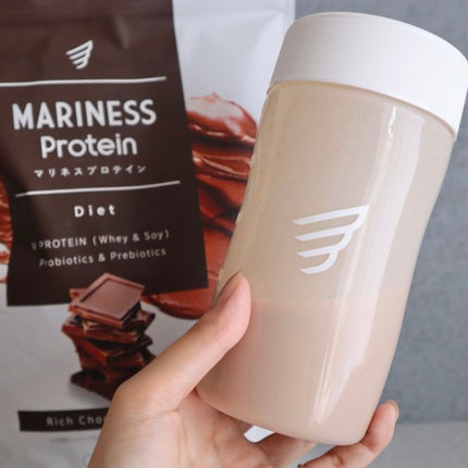 マリネスプロテイン(リッチチョコレートフレーバー)/mariness/その他プロテインを使ったクチコミ(1枚目)