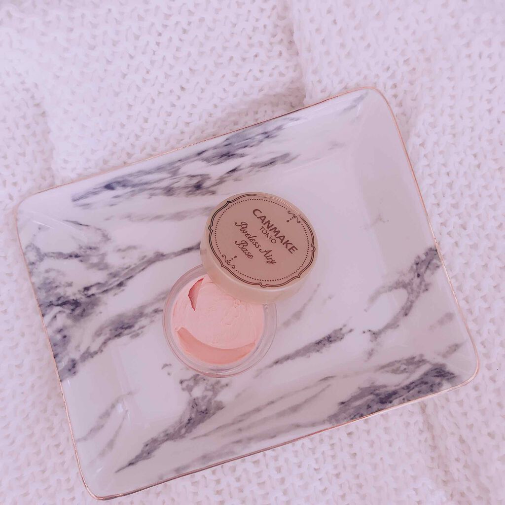 ポアレスエアリーベース/キャンメイク/化粧下地を使ったクチコミ（2枚目）