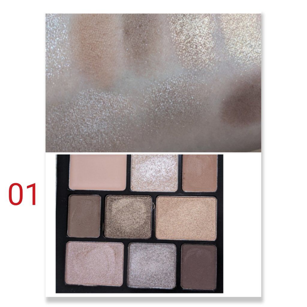 ムードアイシャドウパレット/GENE TOKYO/アイシャドウパレットを使ったクチコミ（2枚目）