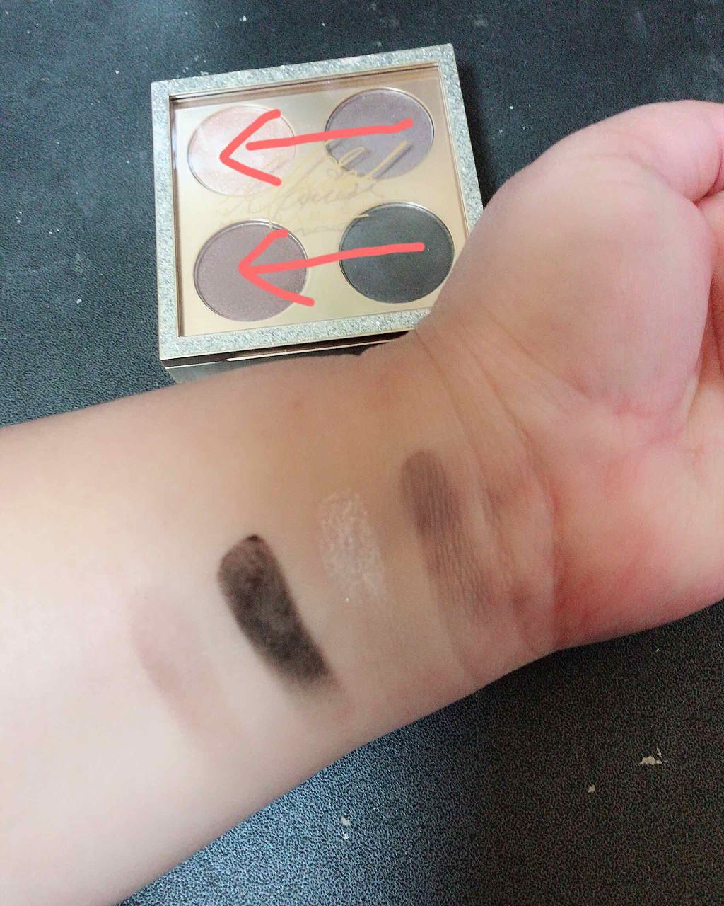 スモール アイシャドウ×9/M・A・C/アイシャドウパレットを使ったクチコミ(4枚目)