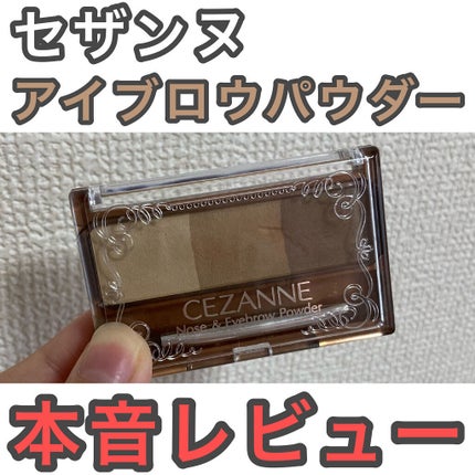 ノーズ&アイブロウパウダー/CEZANNE/パウダーアイブロウを使ったクチコミ(1枚目)