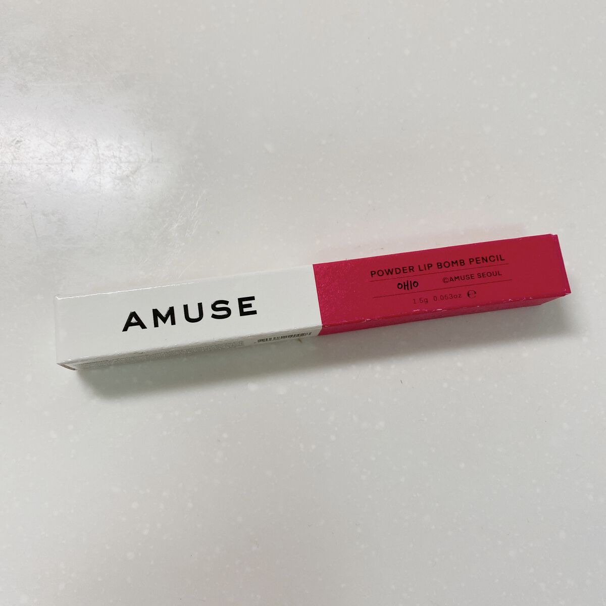 パウダーリップバームペンシル/AMUSE/口紅を使ったクチコミ（2枚目）