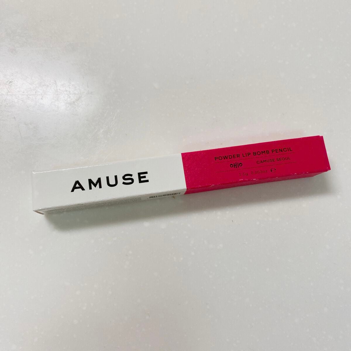 パウダーリップバームペンシル/AMUSE/口紅を使ったクチコミ(2枚目)