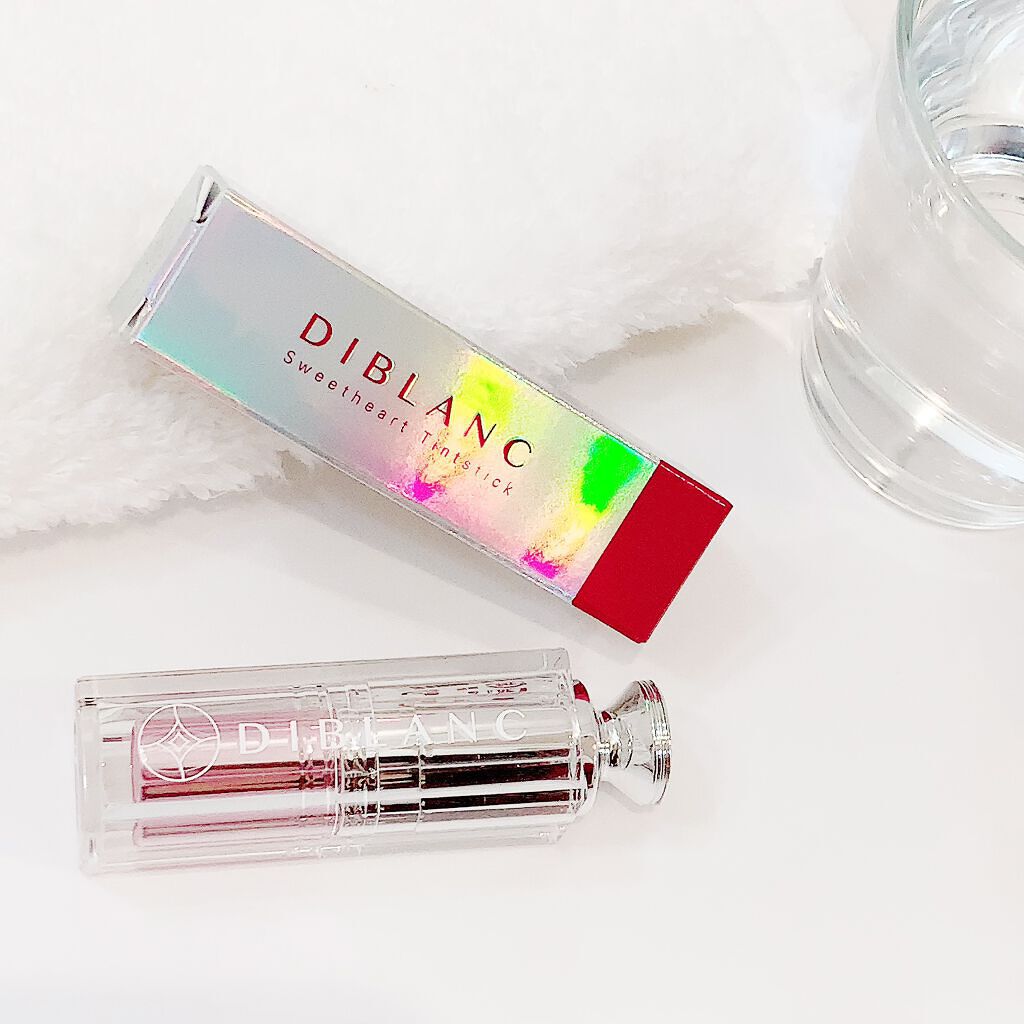  スイートハート ティントスティック/DIBLANC/リップティントを使ったクチコミ（2枚目）